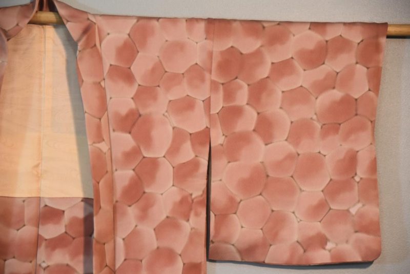 Dusky Pink Japanese Silk Haori Jacket - Image 4