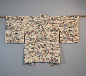 Japanese Landscape Silk Haori Jacket