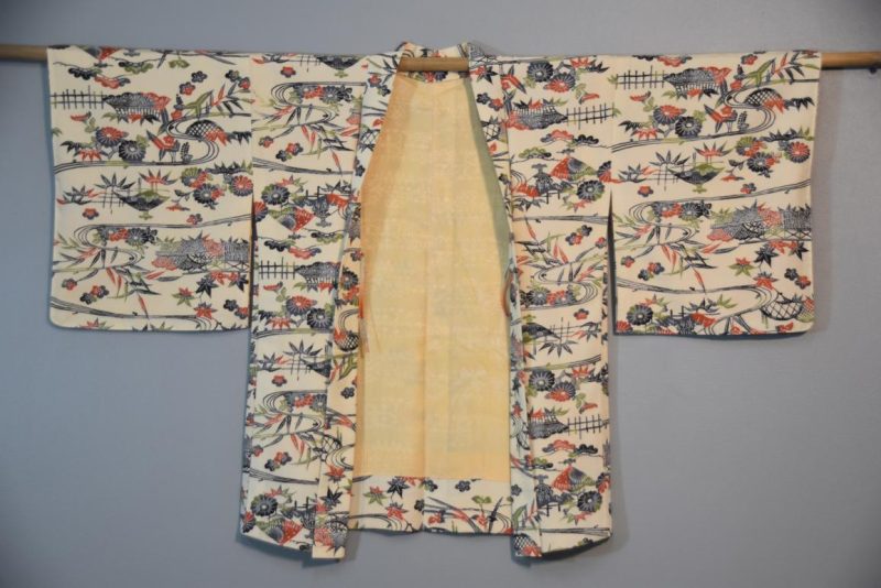 Japanese Landscape Silk Haori Jacket - Image 6