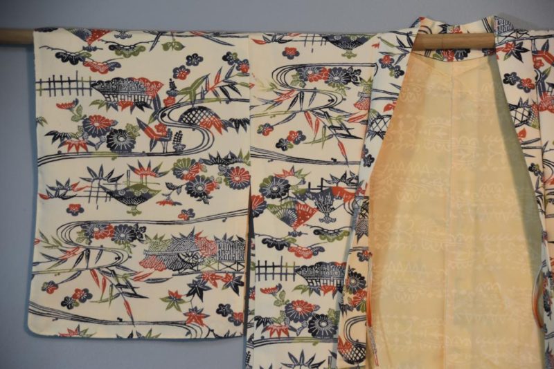 Japanese Landscape Silk Haori Jacket - Image 3