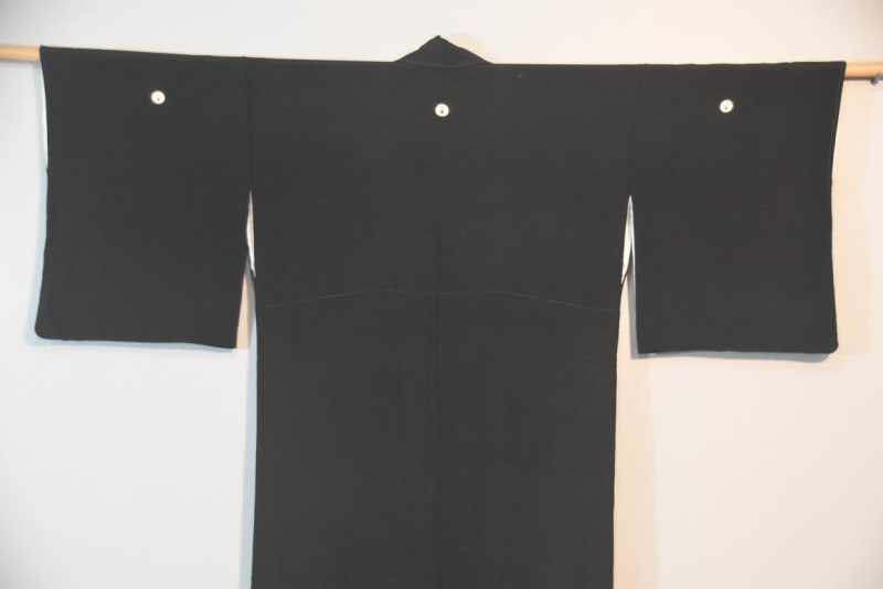 Pinetree Tomosode Vintage Japanese Silk Kimono - Image 10