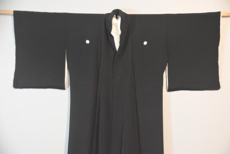 Pinetree Tomosode Vintage Japanese Silk Kimono - Image 9