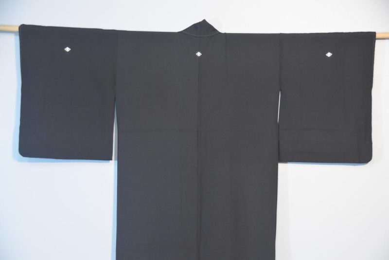 Tomosode Landscape Japanese Vintage Silk Kimono - Image 11