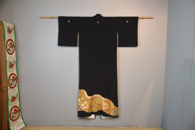 Embroidered Japanese Vintage Silk Kimono