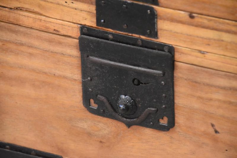 Antique Japanese Kannon Biraki Isho Tansu Clothing Chest 2 Sections Width:910mm - Image 14