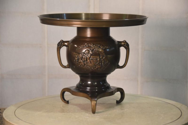 Bronze Usubata Vase Width:360mm