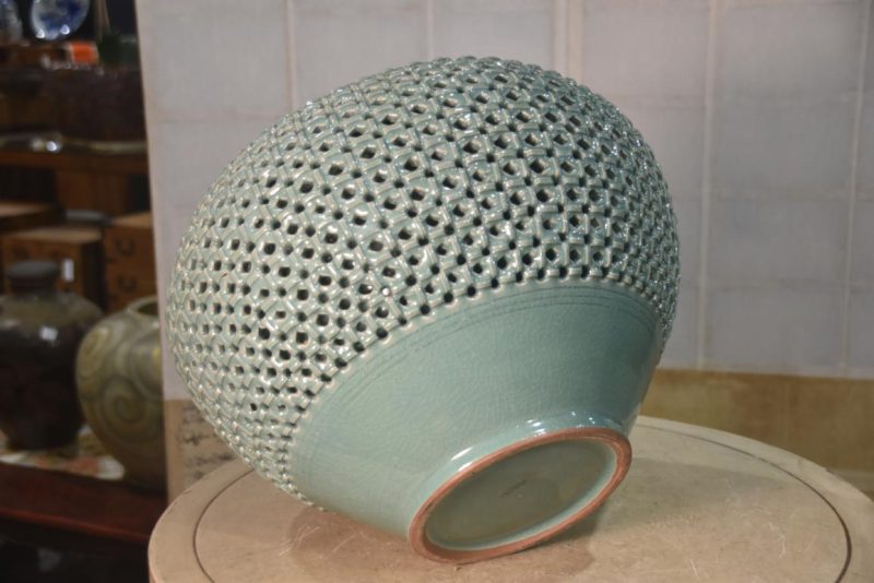 Korean Celadon Vase Width:410mm - Image 6
