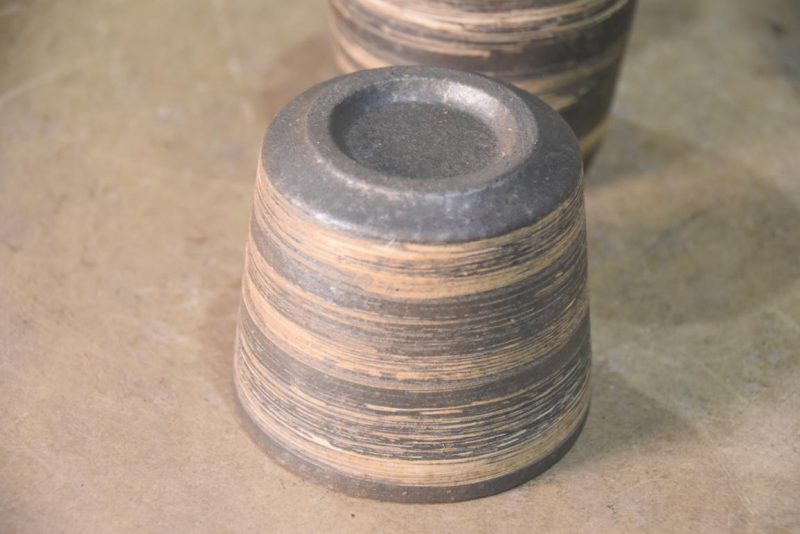 Set of 6 Shigaraki Pottery Cups - Image 5