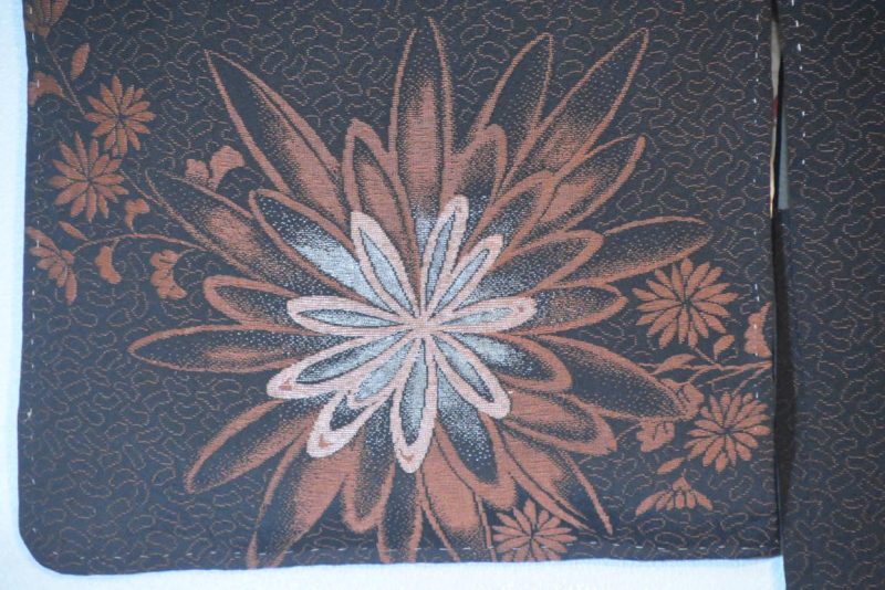 Lacquered Thread Vintage Silk Haori Jacket - Image 6