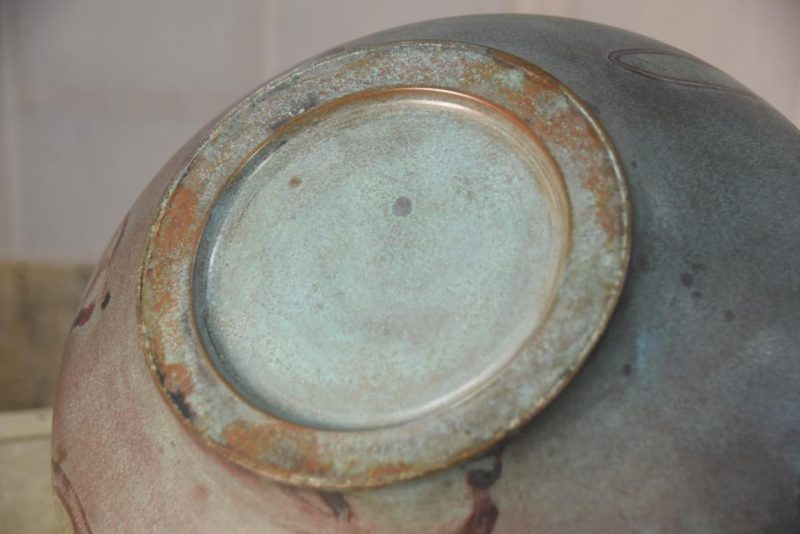 Japanese Seido Bronze Vase Width:320mm - Image 3