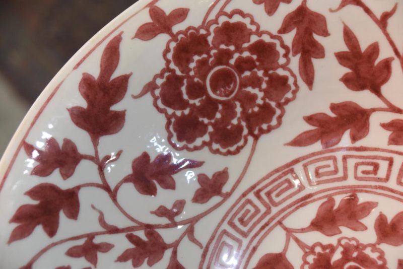 Chinese Ceramic Bowl Width:355mm - Image 4