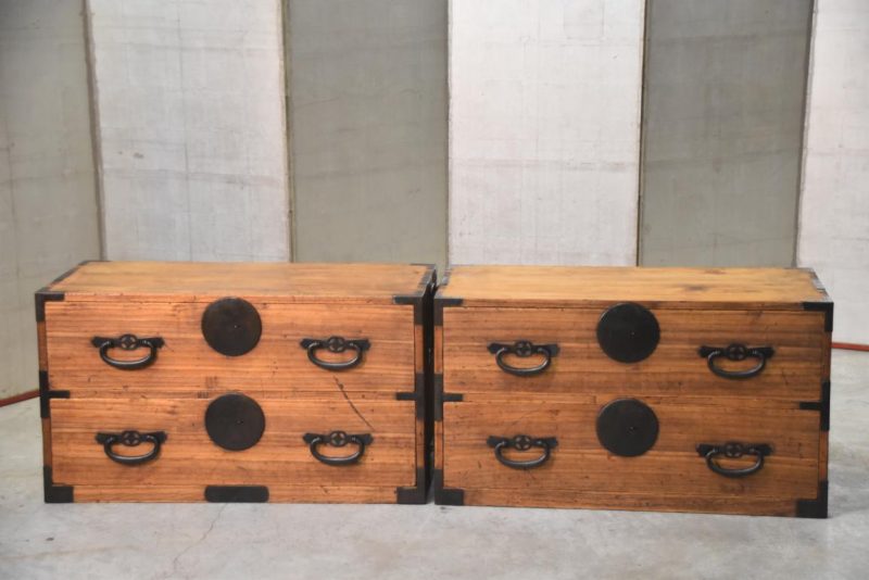 Antique Clothing Chest 4 Drawers Width:910mm - Image 15