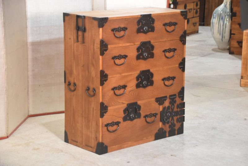Japanese Antique Shonai Region Clothing Chest Width:870mm - Image 3
