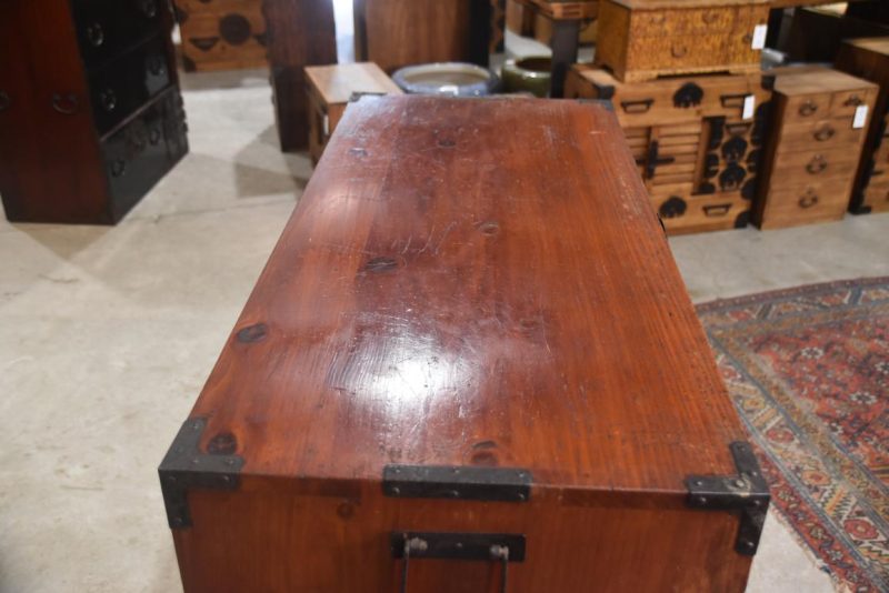 Antique Yonazawa Clothing Chest Tansu Width:1000mm - Image 14