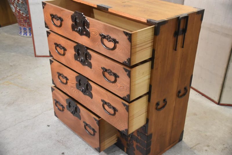 Japanese Antique Shonai Region Clothing Chest Width:870mm - Image 12
