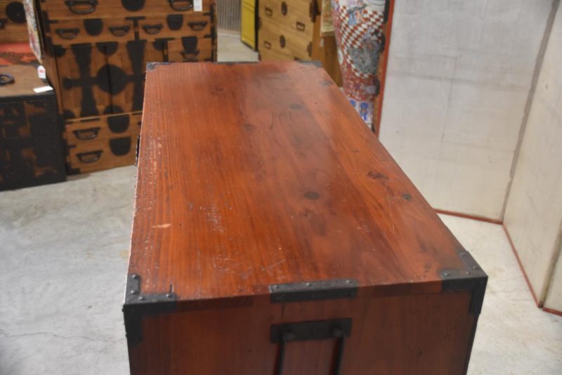 Antique Yonazawa Clothing Chest Tansu Width:1000mm - Image 12