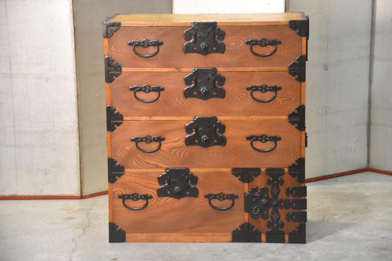 Japanese Antique Shonai Region Clothing Chest Width:870mm - Image 4