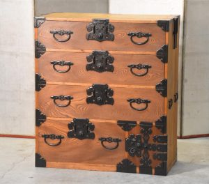 Japanese Antique Shonai Region Clothing Chest Width:870mm