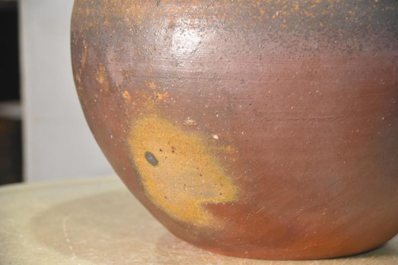 Bizen Pottery Vase Width:310mm - Image 4