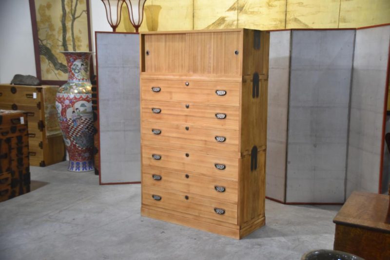 Japanese Vintage Wedding Chest (3 Sections) Width:1060mm's - Image 6
