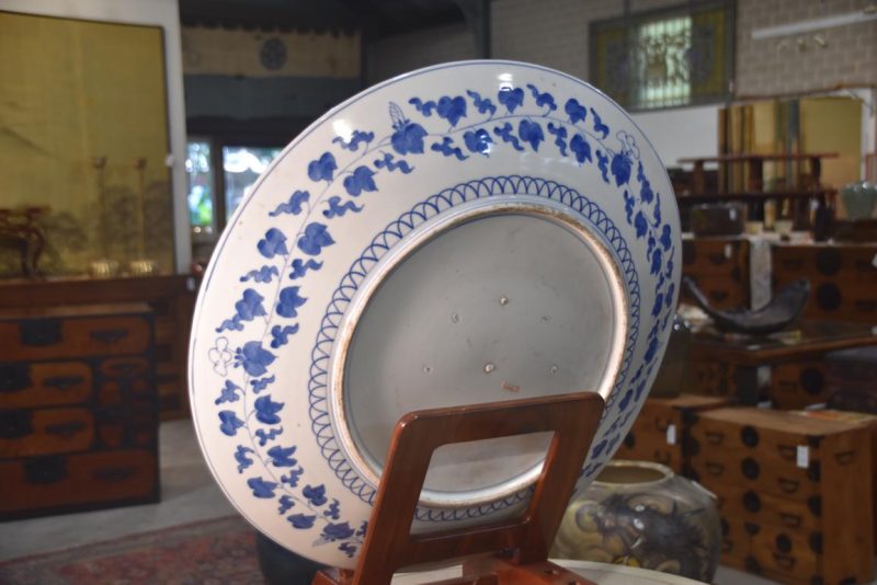Japanese Imari Ware Porcelain Plate Width:555mm - Image 6