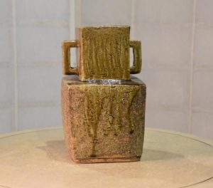 Vintage Japanese Pottery Vase