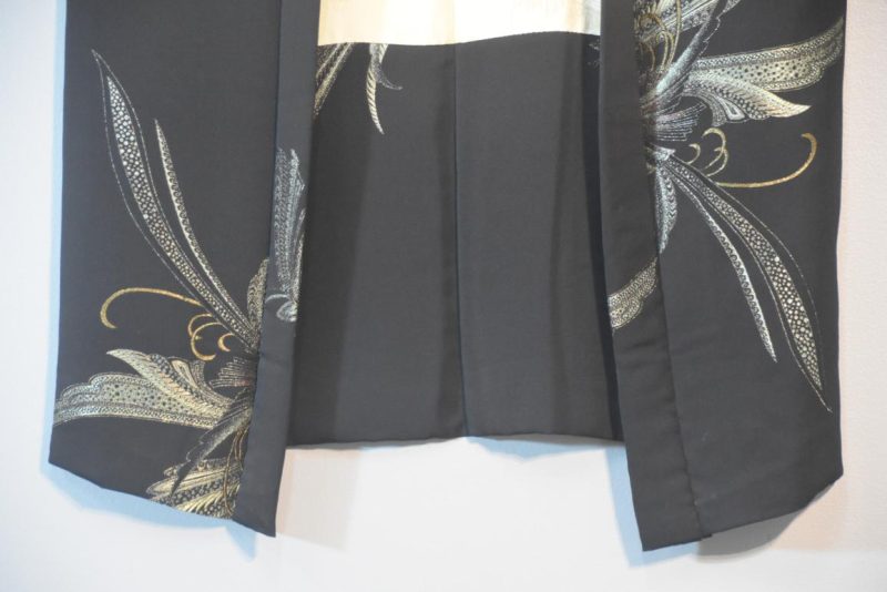 Metallic Thread Japanese Silk Haori Jacket - Image 8