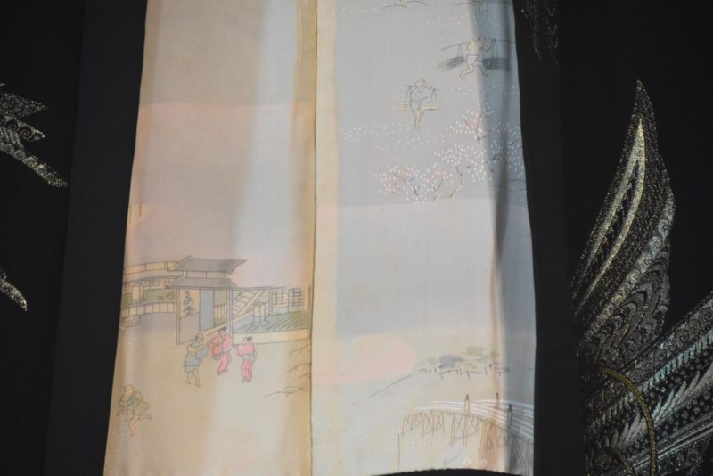 Metallic Thread Japanese Silk Haori Jacket - Image 4