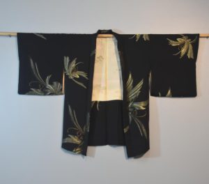 Metallic Thread Japanese Silk Haori Jacket