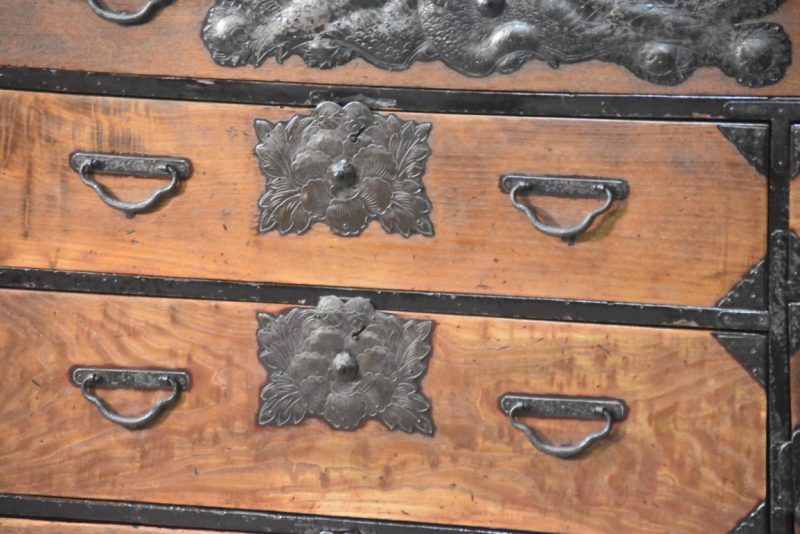 Antique Sendai Region Clothing Chest Width:1190 mm's - Image 4