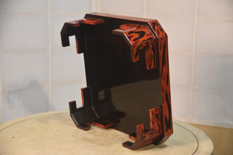 Edo Period Lacquer Tray Width:320mm - Image 6