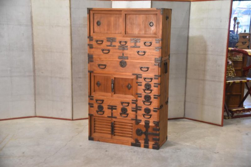 Antique Double Merchant Chest Width:895mm