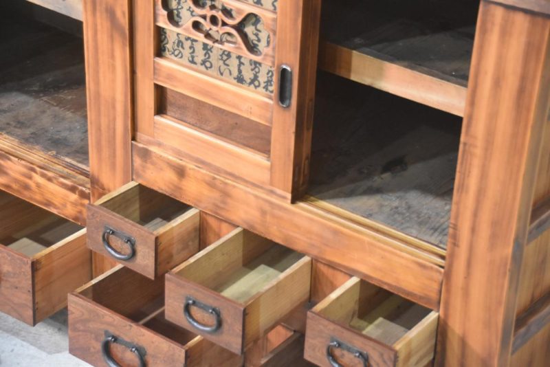 Japanese Mizuya Dansu Sideboard Width:1820mm - Image 9