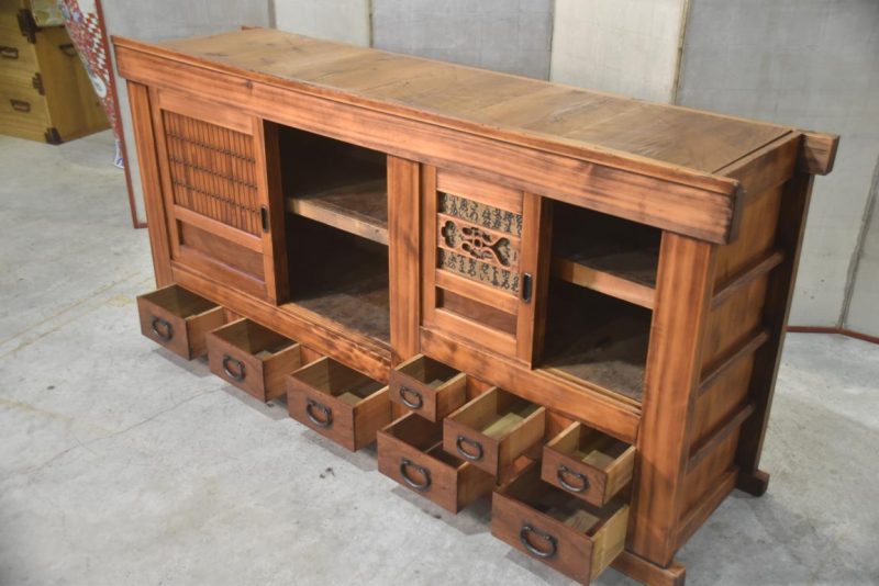 Japanese Mizuya Dansu Sideboard Width:1820mm - Image 8