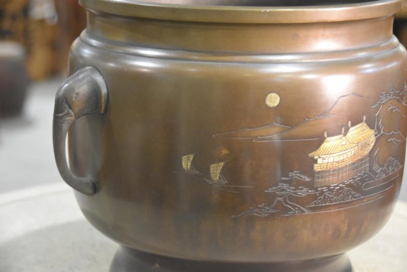 Bronze Hibachi Urn Width:330mm - Image 4
