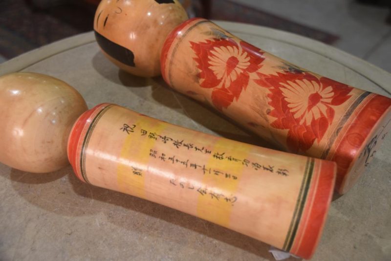 Set of 3 Kokeshi Japanese Dolls - Image 8