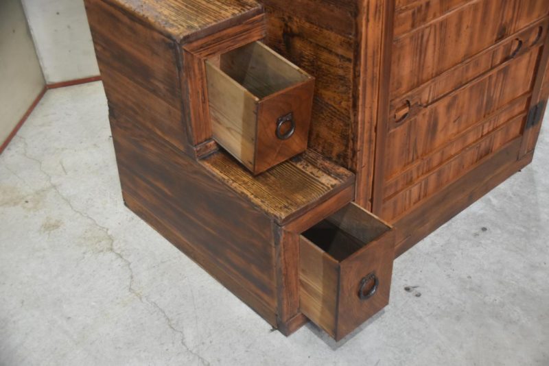 Kaidan Dansu Antique Step Chest Width:1000mm - Image 7