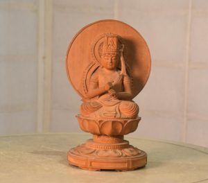 Wooden Sitting Buddha Height:250mm