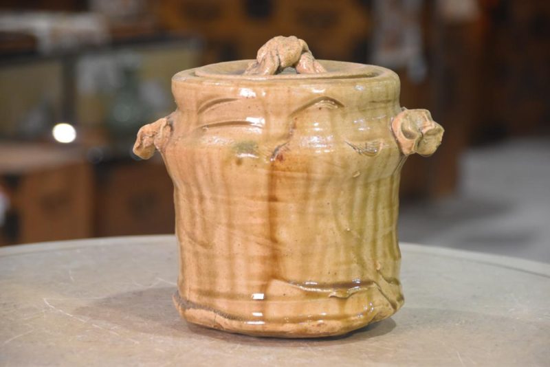 Shigaraki Pottery Mizuzashi Width:210mm