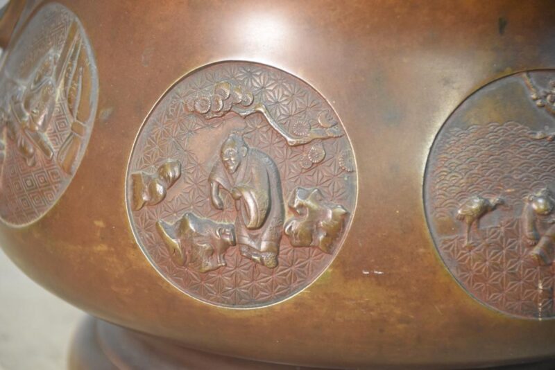 Stunning Mashiko Pottery Plate Width:530mm - Image 2