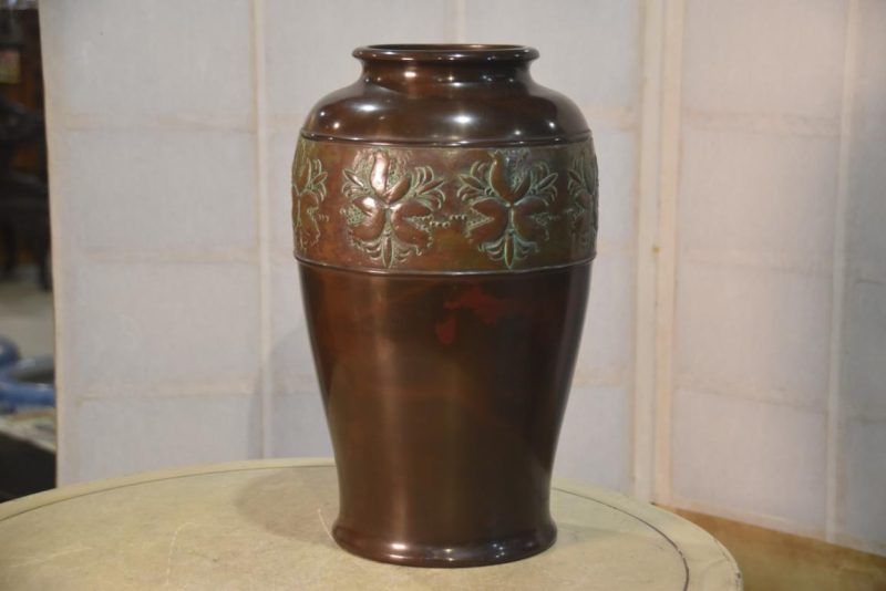 Japanese Bronze Koi Vase Height:200mm - Image 4