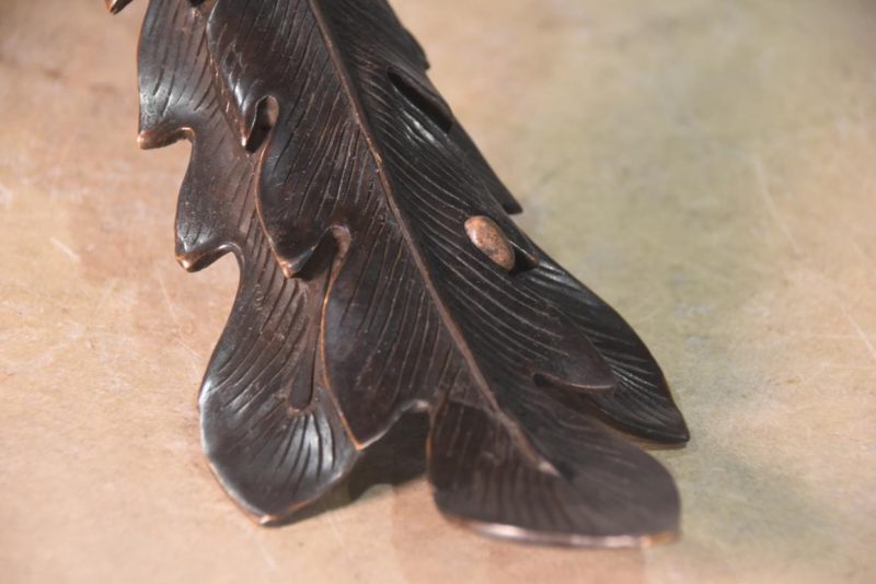 Japanese Bronze Phoenix Incense Burner Width:390mm - Image 6