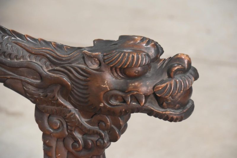 Japanese Carved Dragon Chair Height:850mm - Image 2