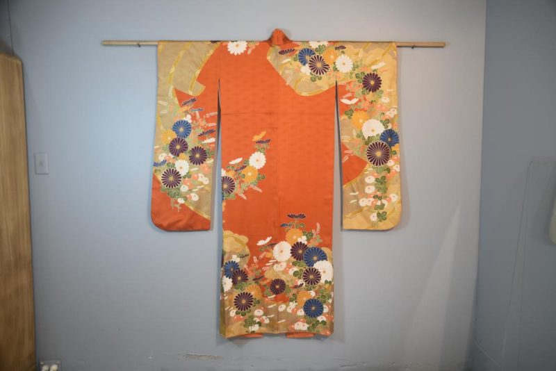 Japanese Silk Furisode Kimono