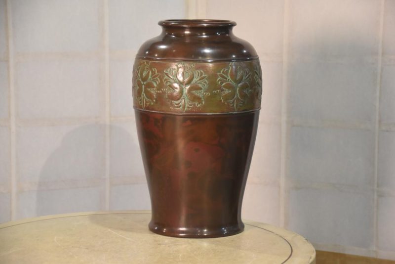 Murashido Bronze Vase with Pomegranates Height:360mm