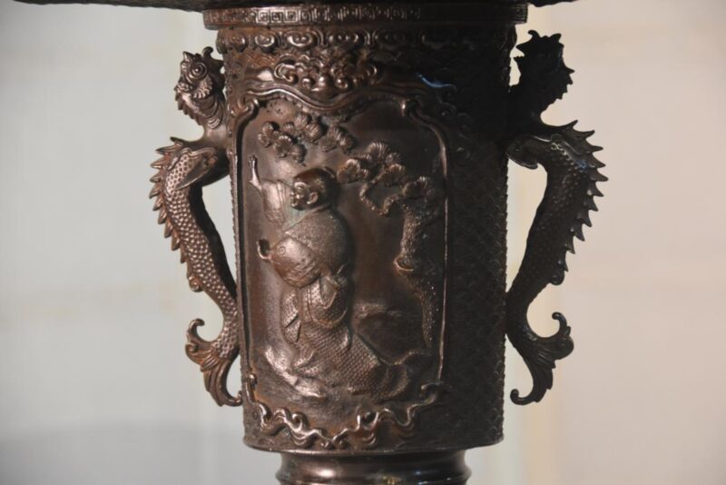 Japanese Ceramic Sake Keg Height:440mm - Image 3