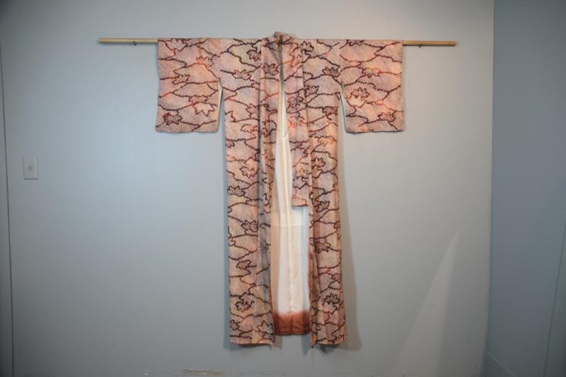 Shibori Silk Vintage Silk Kimono - Image 4