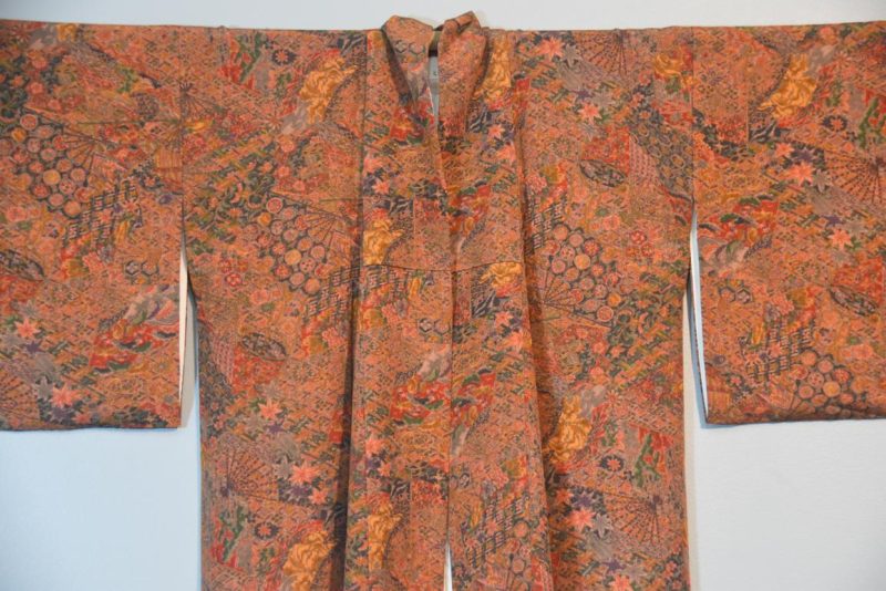 Warm and Fine Design Vintage Silk Kimono - Image 4