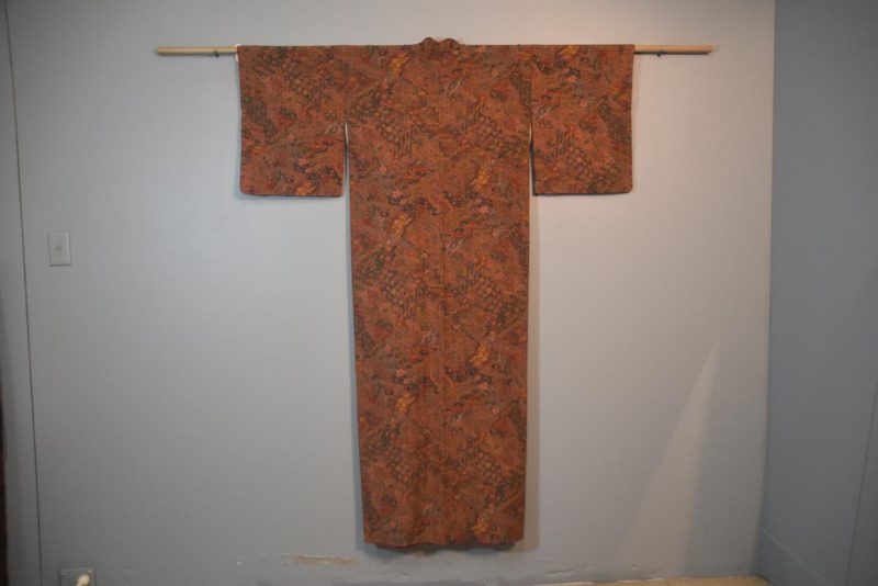 Warm and Fine Design Vintage Silk Kimono