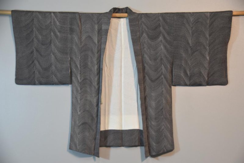 Vintage Japanese Silk Haori Jacket - Image 3